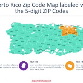 Puerto Rico Zip Code Map