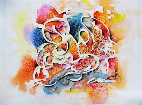 Abstract God Vinayaga Painting by Jeeva | Fine Art America