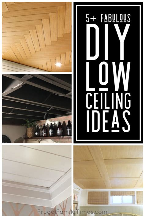 Basement Ceiling Ideas For Low Ceilings