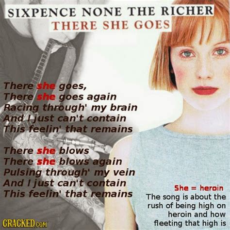 nothing less than ordinary: Sixpence None The Richer : There She Goes Song lyrics meaning