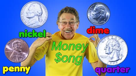 The Money Song | Penny, Nickel, Dime, Quarter | Jack Hartmann Money ...