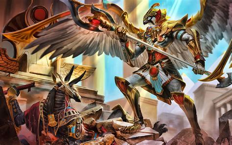 Horus Smite God, 2019 games, warriors, Smite, MOBA, Smite characters, Horus Smite, HD wallpaper ...