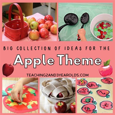 Amazing Collection of Preschool Apple Theme Activities