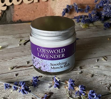 Cotswold Lavender Soothing Muscle Rub 60g Jar | Lavender Products