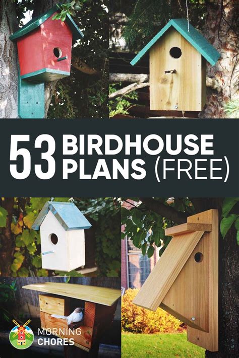 53 DIY Birdhouse Plans that Will Attract Them to Your Garden