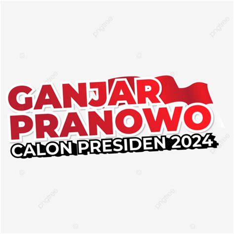 Ganjar Pranowo Calon Presiden 2024 Vektor, Hadiah Logo Pranowo, Menghadiahi Capres Pranowo ...