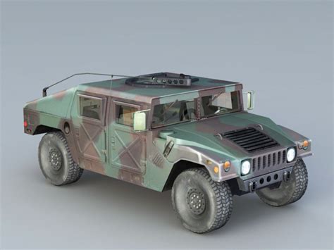 Humvee Military 3D model Download for Free