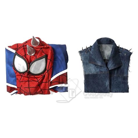 Marvel’s Spider-Man Spider-Punk Spiderman Punk Rock Cosplay Costume