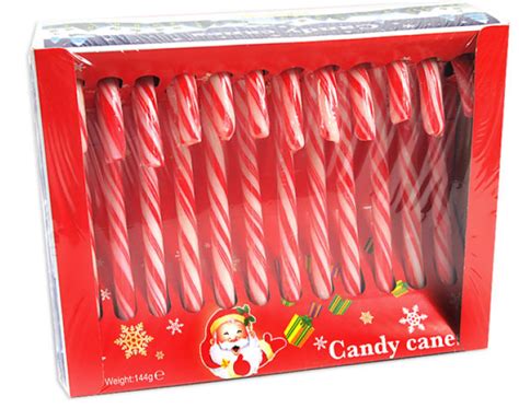 Candy Canes In Bulk - Christmas Promotional Sweets - treasureislandsweets.co.uk