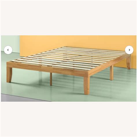 Wayfair Natural Wood Platform Bed - AptDeco