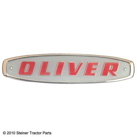 Front Emblem - Oliver 550, 770, 880, 950, 990 And 995 -- Oliver Parts ...