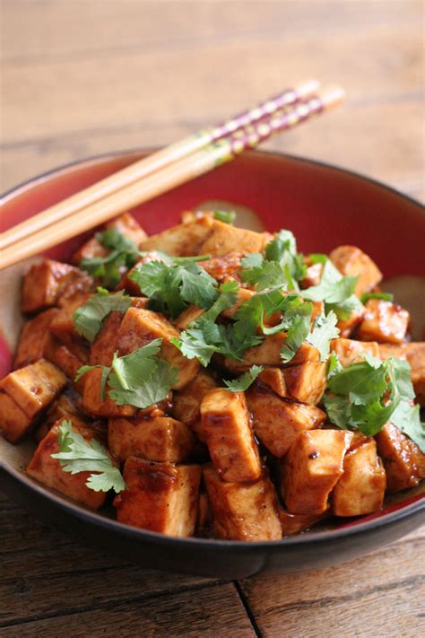 Black Bean Sauce Tofu - not just baked