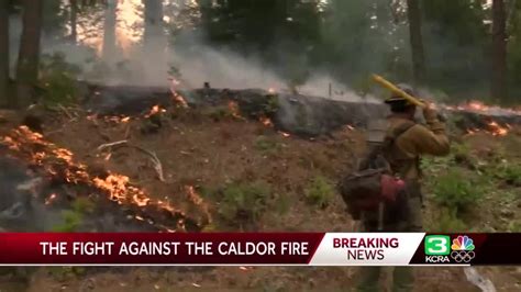 Firefighters continue containment efforts on Caldor Fire [Video]