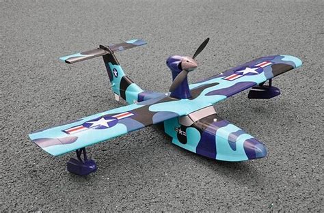 T&B 1055mm SeaGull RC SeaPlane KIT (Blue Camo) No Electronics