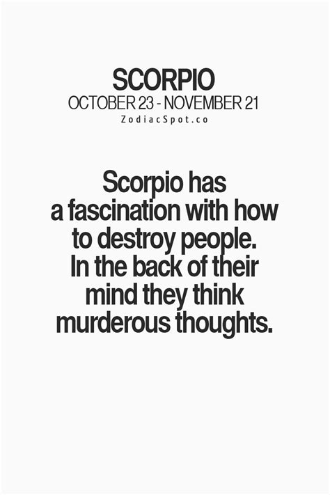 Scorpio Funny Quote #004 | Scorpio Quotes