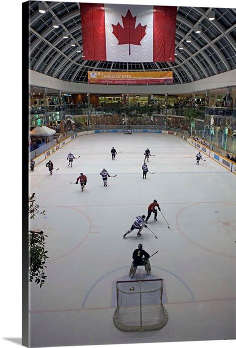 Canada, Alberta, Edmonton, West Edmonton Mall, Ice Palace, Mall Hockey ...