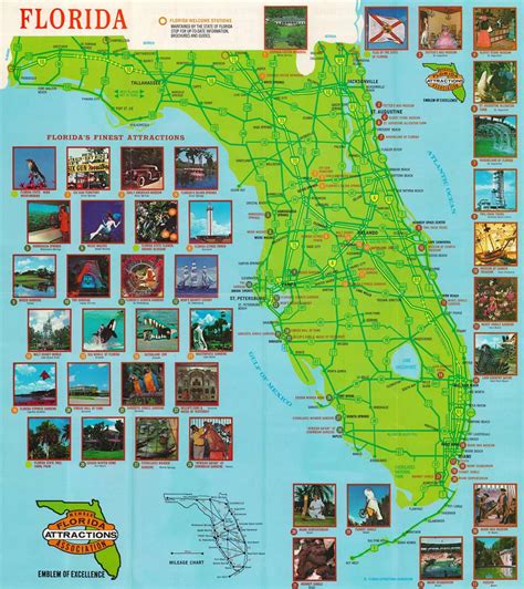 Central Florida Attractions Map - Infoupdate.org
