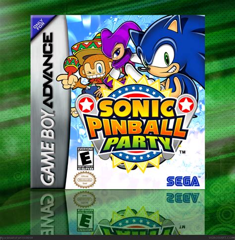 Viewing full size Sonic Pinball Party box cover