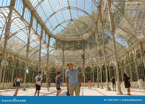 Inside the Palacio De Cristal, in Madrid, Spain Editorial Photography ...