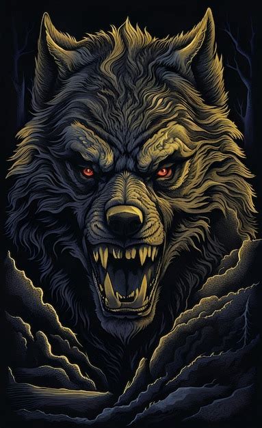 Premium Photo | Werewolf art