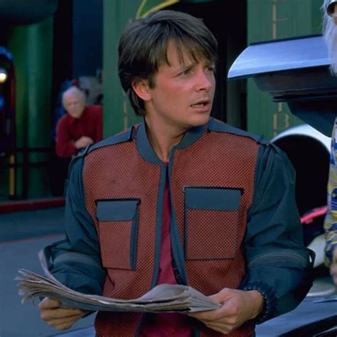 Red and Gay Back To The Future II Marty Mcfly Jacket - Jackets Masters