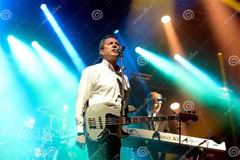 Orchestral Manoeuvres in the Dark, Also Known As OMD, Band in Concert Editorial Photography ...