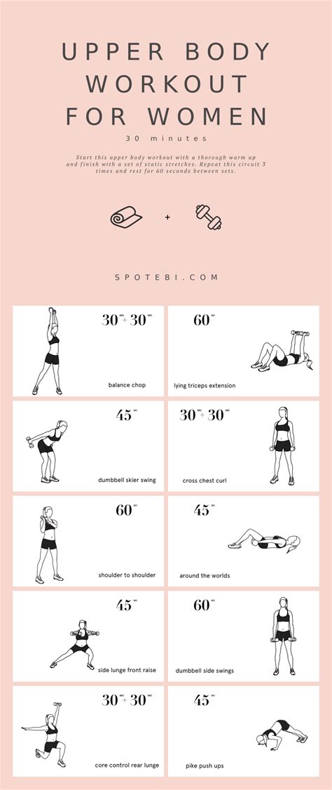 30-Minute Upper Body Workout For Women