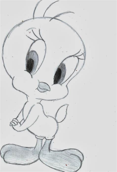 Tweety Bird Cartoone Colour Drawing HD Wallpaper - colours drawing wallpaper