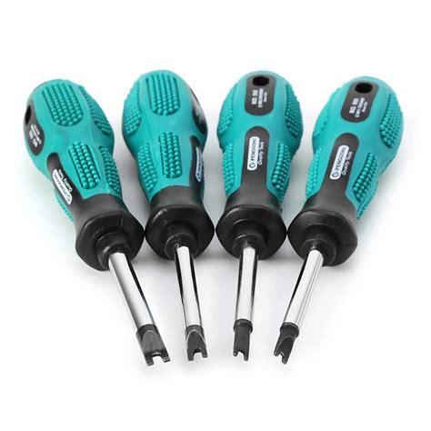 4Pcs/Set 8cm Long Nonslip Handle Magnetic Spanner Head Screwdriver Set ...