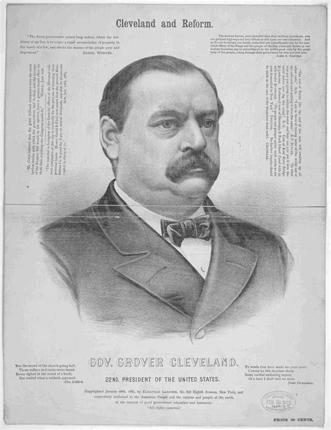 Cleveland and reform ... [portrait of] Gov. Grover Cleveland 22nd ...