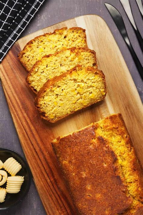 Perfectly sweet vegan cornbread with whole corn kernels. Wonderfully moist and tender and makes ...