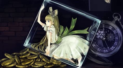 1080P free download | Trapped, watch, anime, box, blonde, anime girl ...