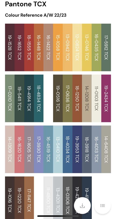 Fall Color Pallet, Fall Color Trend, Color Trends, Pantone Colour ...