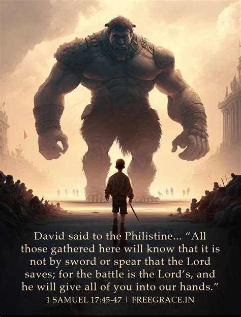 David and Goliath - Free Grace International