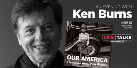 Ken Burns, Nov. 14 (Virtual Event) | Live Talks Los Angeles