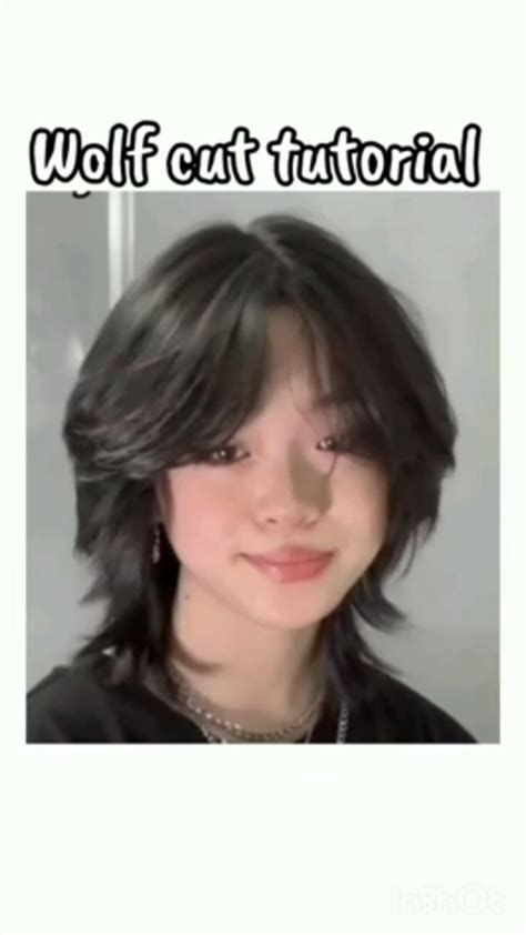 Korean Wolf cut tutorial for girls 😍😍🤩🤩#wolfcut #koreanwolfcut #haircut ...