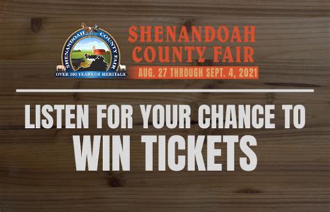 Win Tickets To Shenandoah County Fair | 96.9 WSIG