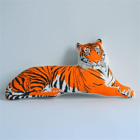 Plush Tiger Pillow by shannonbroder on Etsy