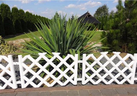 Plastic Garden Fence Panels Boarder Lawn Palisade Edge Patio Fencing WHITE PJPOB | eBay