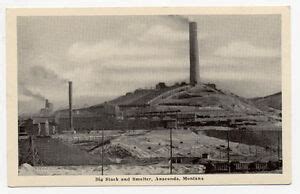 ANACONDA MONTANA STACK & SMELTER OLD POSTCARD PC3771 | eBay