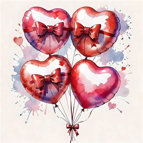 Birthday Balloons Hearts Free Stock Photo - Public Domain Pictures