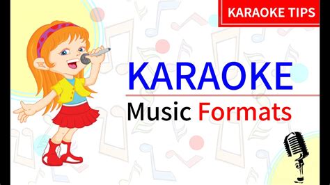 Karaoke Tips ( Karaoke Music Formats ) - YouTube