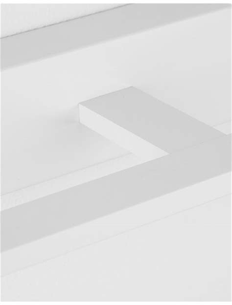 Nova Luce | BATHROOM LUMINAIRES - Mondrian - Sandy White Aluminium & Acrylic