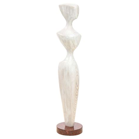 'Figure Study III' Contemporary Wood Figurative Sculpture For Sale at ...