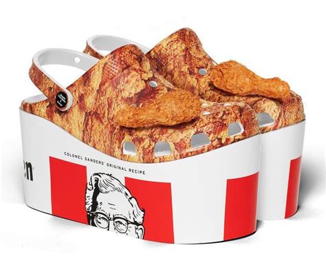 KFC Enters the Finger Lickin' Fashion World with Kentucky Fried Crocs ...