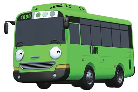 Check out this transparent Tayo the Little Bus character Rogi smiling ...