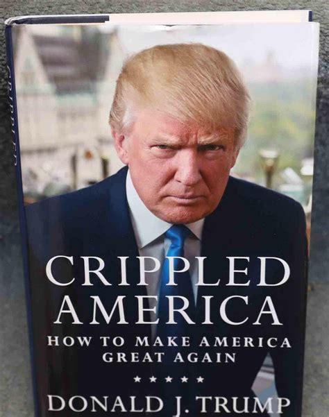 PRESIDENT DONALD TRUMP & IVANKA TRUMP SIGNED CRIPPLED AMERICA BOOK JSA ...