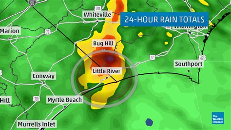 Just in..Over 100 homes flooded in Little River, SC. Another 40 flooded in N. Myrtle Beach ...