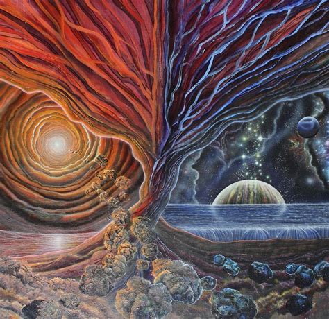 Multiverse 3 Painting by Sam Del Russi