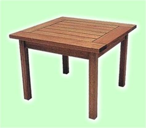 Milano Side Table - Outdoor Wood Patio Furniture - BT367